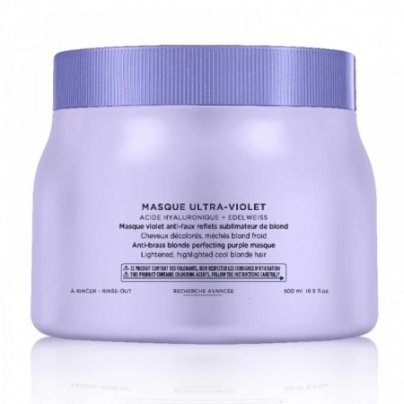 Kerastase, Blond Absolu Ultra-Violet, masca de par pentru neutralizarea tonurilor galbene, 500 ml [1]