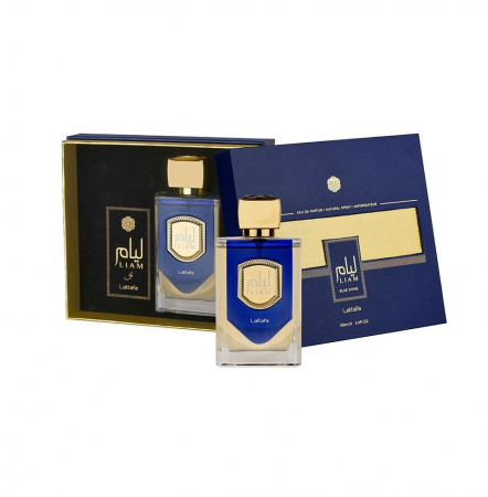 Parfumuri barbati - Liam Blue Shine, Lattafa, Apa de parfum, 100 ml, Barbati