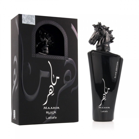 Parfumuri barbati - Maahir Black Edition, Lattafa, Apa de parfum, 100 ml, Barbati