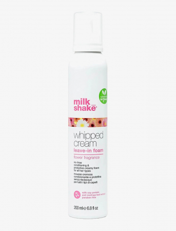 Milk Shake - Milk Shake - Whipped Cream Leave-in, spuma hidratanta Flower Fragrance, 200 ml