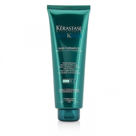 Kérastase - Sampon Kerastase Resistance Bain Therapiste, Par foarte deteriorat, 450ml