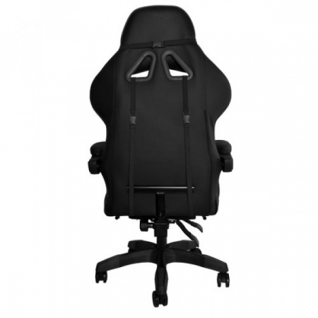 Scaun de gaming, DUNMOON, Piele Ecologica, Suport Picioare, Functia Seat Rest, Negru [3]