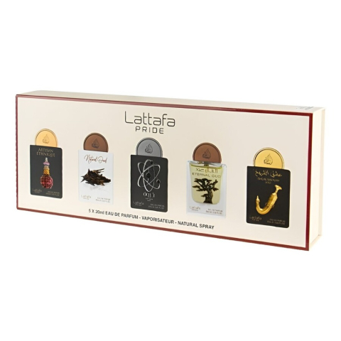 Parfumuri unisex - Set Lattafa Pride - Nr. 2, 5 parfumuri unisex, oriental, 5 x 20ml
