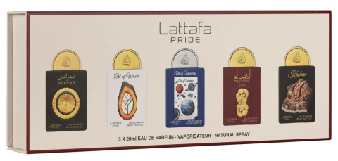 Parfumuri - Set Lattafa Pride - Nr. 3, 5 parfumuri unisex, oriental, 5 x 20ml