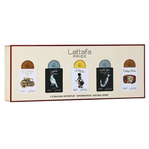 Parfumuri unisex - Set Lattafa Pride - Nr. 5, 5 parfumuri unisex, oriental, 5 x 20ml