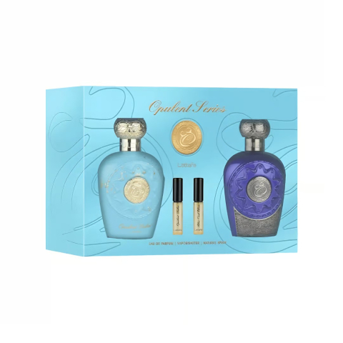 Parfumuri - Set Parfum Lattafa - Opulent Dubai & Opulent Blue Elixir, barbati, 100 ml
