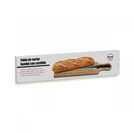 Suport pentru feliat paine cu spatiu stocare firmituri, 50x11,2x2,5cm , cutit feliere inclus [2]