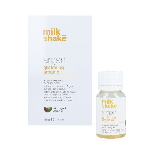 Milk Shake - Argan Glistening, ulei pentru par, 10 ml