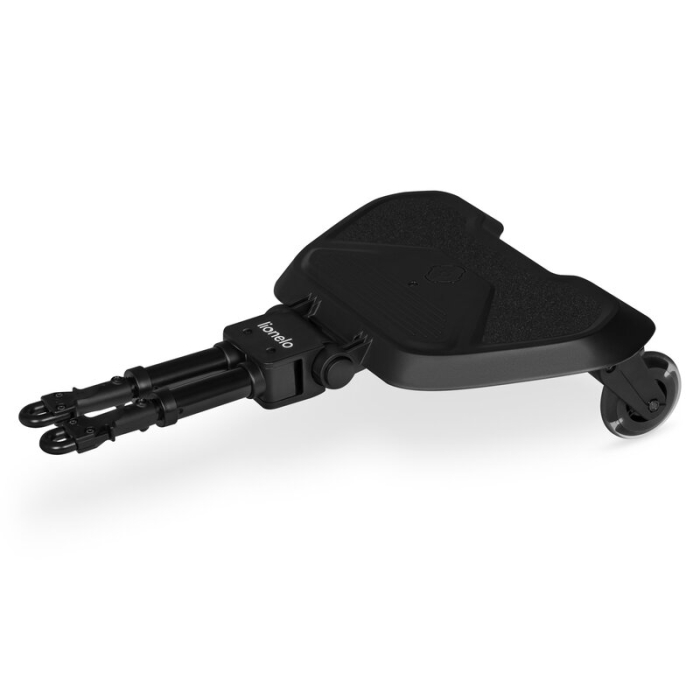 Adaptor universal carucior pentru al doilea copil, Lionelo, Buggy Board, 2 in 1, 3 pozitii reglare sezut pe inaltime, Platforma antiderapanta, Roti cu lumini colorate, Sustine 25 kg, Negru [3]