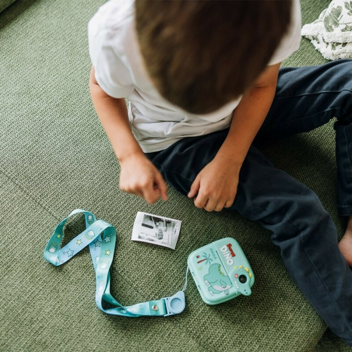 Aparat foto copii cu printare instant, Free2Play, Camere duale fata-spate, Cadre distractive, Cu 6 filtre, Unicorn [11]