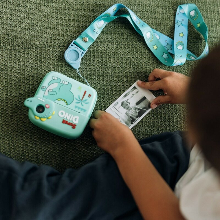 Aparat foto copii cu printare instant, Free2Play, Camere duale fata-spate, Cadre distractive, Cu 6 filtre, Unicorn [12]