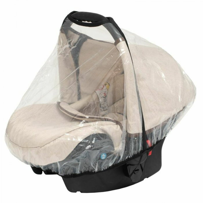 Aparatoare de ploaie, New Baby, Pentru scoica, Cu orificiu pentru un contact mai bun cu cel mic, Fara substante nocive, Transparent/Black [1]