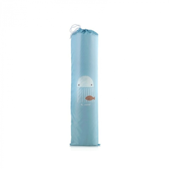 Aparatoare pat, Jane, 130 x 55 cm, Cu saculet de depozitare, Cu design, Conform standardelor europene BS 7972:2001+A1:2009, Lazuli Blue [2]