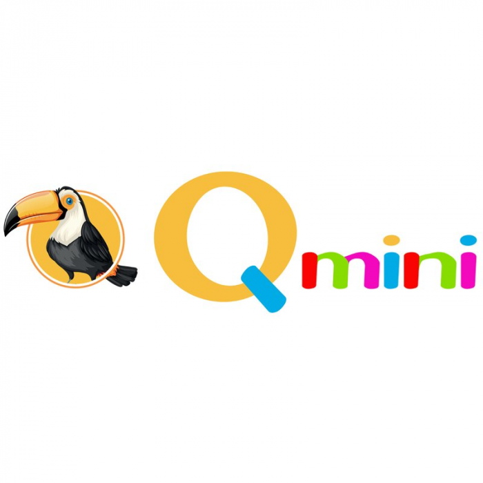 Aparatoare pentru patut, Qmini, Din bumbac certificat Oeko Tex Standard 100, 180x30 cm, Cu panglici, Hedgehog [3]