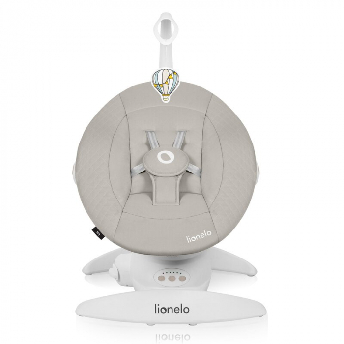 Balansoar, Lionelo, Iris, 2 in 1, Rotire 360 grade, Electric, Cu 3 moduri de leganare, Cu 5 trepte de viteza, Cu 3 pozitii de inclinare, 12 melodii, Silentios, Pana la 9 kg, Bej [2]