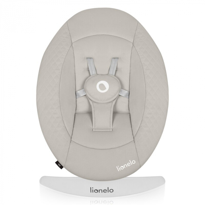Balansoar, Lionelo, Iris, 2 in 1, Rotire 360 grade, Electric, Cu 3 moduri de leganare, Cu 5 trepte de viteza, Cu 3 pozitii de inclinare, 12 melodii, Silentios, Pana la 9 kg, Bej [13]