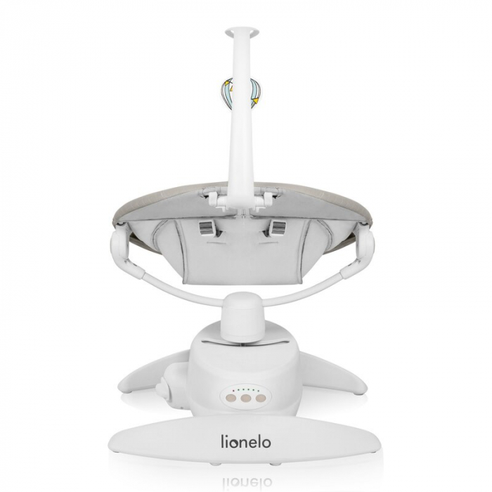 Balansoar, Lionelo, Iris, 2 in 1, Rotire 360 grade, Electric, Cu 3 moduri de leganare, Cu 5 trepte de viteza, Cu 3 pozitii de inclinare, 12 melodii, Silentios, Pana la 9 kg, Bej [6]