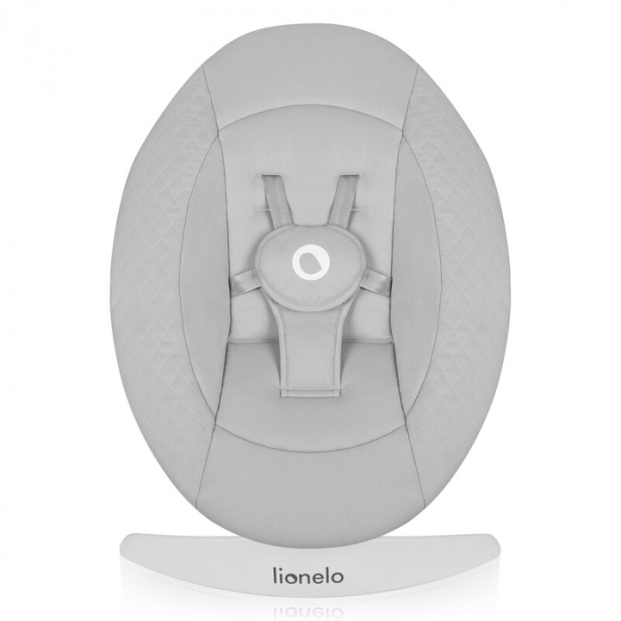 Balansoar, Lionelo, Iris, 2 in 1, Rotire 360 grade, Electric, Cu 3 moduri de leganare, Cu 5 trepte de viteza, Cu 3 pozitii de inclinare, Pana la 9 kg, Gri [9]