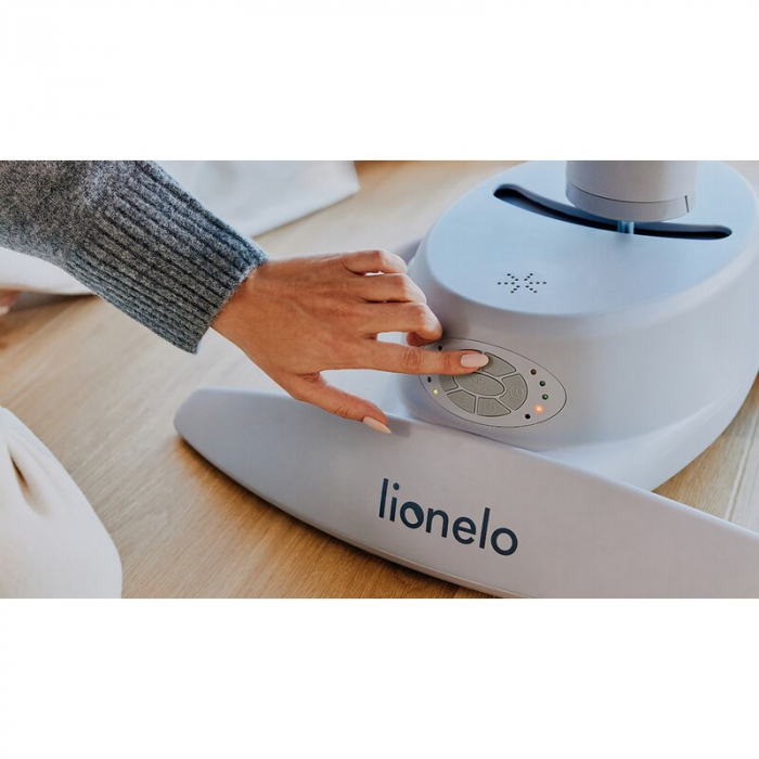 Balansoar, Lionelo, Mell, 2 in 1, Rotire 360 grade, Electric, Cu 3 moduri de leganare, Cu 5 trepte de viteza, Cu 3 pozitii de inclinare, Cu timer, 12 melodii si 2 sunete ale naturii, Pana la 9 kg, Bej [25]