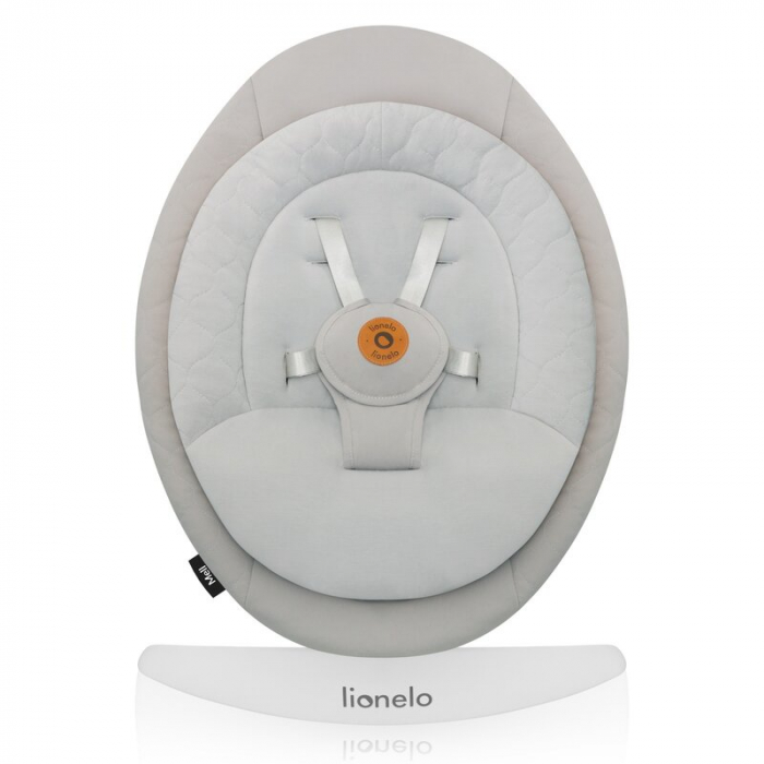 Balansoar, Lionelo, Mell, 2 in 1, Rotire 360 grade, Electric, Cu 3 moduri de leganare, Cu 5 trepte de viteza, Cu 3 pozitii de inclinare, Cu timer, 12 melodii si 2 sunete ale naturii, Pana la 9 kg, Bej [13]