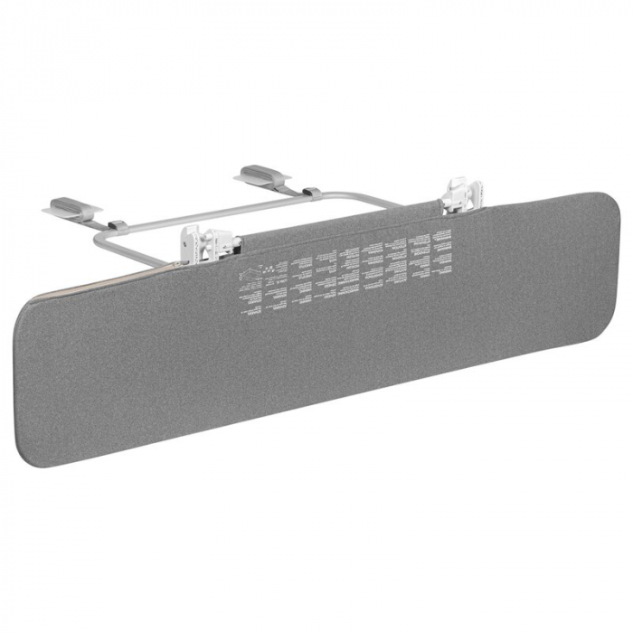 Bariera de protectie pentru pat, Lionelo, Lora XL, Pliabila, Sistem de blocare StandSafe, Geanta de transport inclusa, 150x46 cm, Conform cu BS 7972:2001+A1:2009, Gri [8]