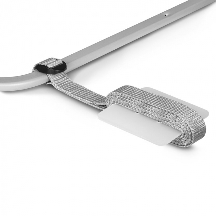 Bariera de protectie pentru pat, Lionelo, Lora XL, Pliabila, Sistem de blocare StandSafe, Geanta de transport inclusa, 150x46 cm, Conform cu BS 7972:2001+A1:2009, Gri [13]
