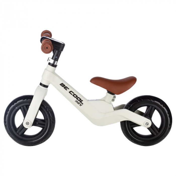 Bicicleta fara pedale, FreeON, Be Cool Mini, Cu ghidon si sa reglabile, Roti din EVA, Pana in 30 Kg, Roti 8 inch, 12 luni+, Alb [2]