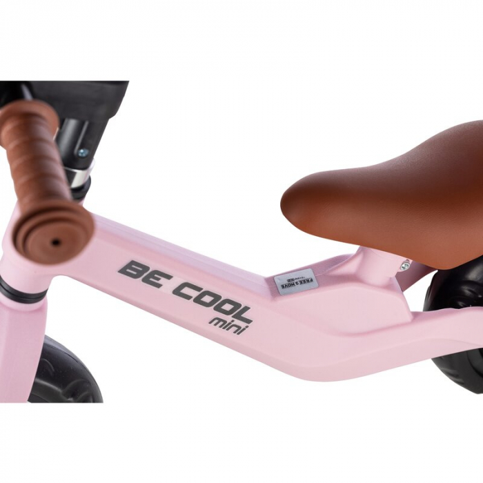 Bicicleta fara pedale, FreeON, Be Cool Mini, Cu ghidon si sa reglabile, Roti din EVA, Pana in 30 Kg, Roti 8 inch, 12 luni+, Roz [5]