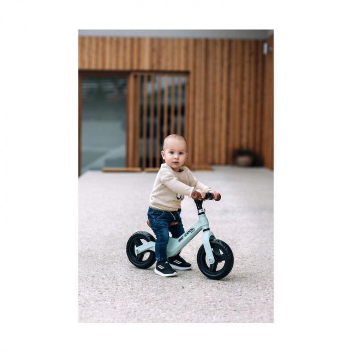 Bicicleta fara pedale, FreeON, Be Cool Mini, Cu ghidon si sa reglabile, Roti din EVA, Pana in 30 Kg, Roti 8 inch, 12 luni+, Verde [3]