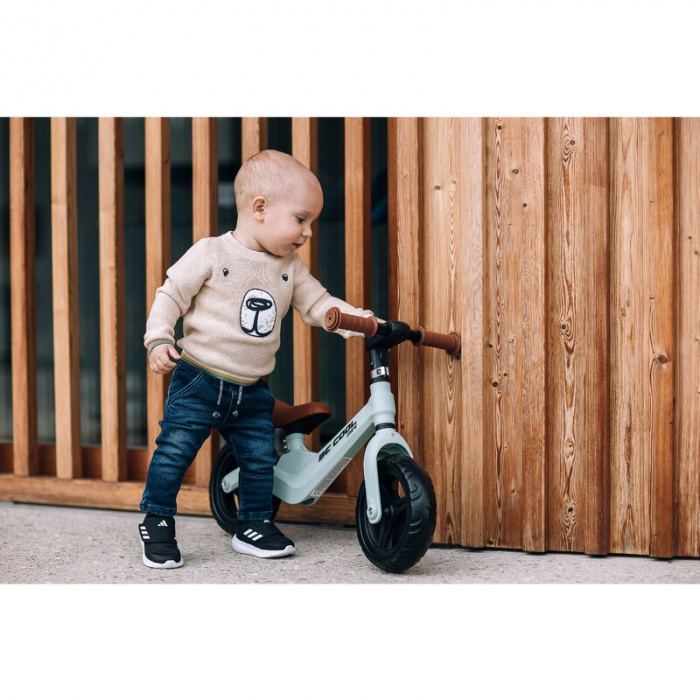 Bicicleta fara pedale, FreeON, Be Cool Mini, Cu ghidon si sa reglabile, Roti din EVA, Pana in 30 Kg, Roti 8 inch, 12 luni+, Verde [5]
