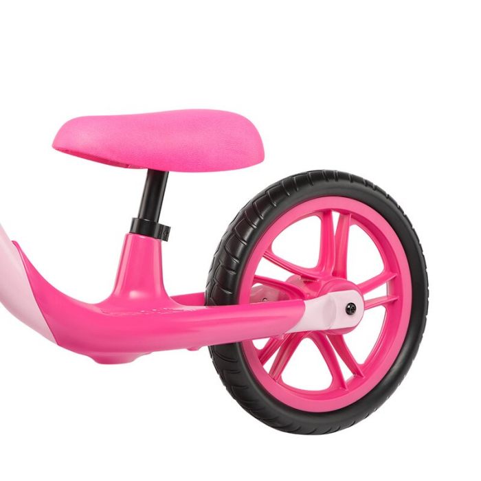 Bicicleta fara pedale, Lionelo, Alex, Usoara, Cu ghidon si sa reglabile, Greutate 3.3 Kg, Cu roti din spuma EVA, 12 inch, Bubblegum [6]
