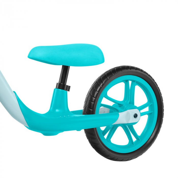 Bicicleta fara pedale, Lionelo, Alex, Usoara, Cu ghidon si sa reglabile, Greutate 3.3 Kg, Cu roti din spuma EVA, 12 inch, Turquoise [6]