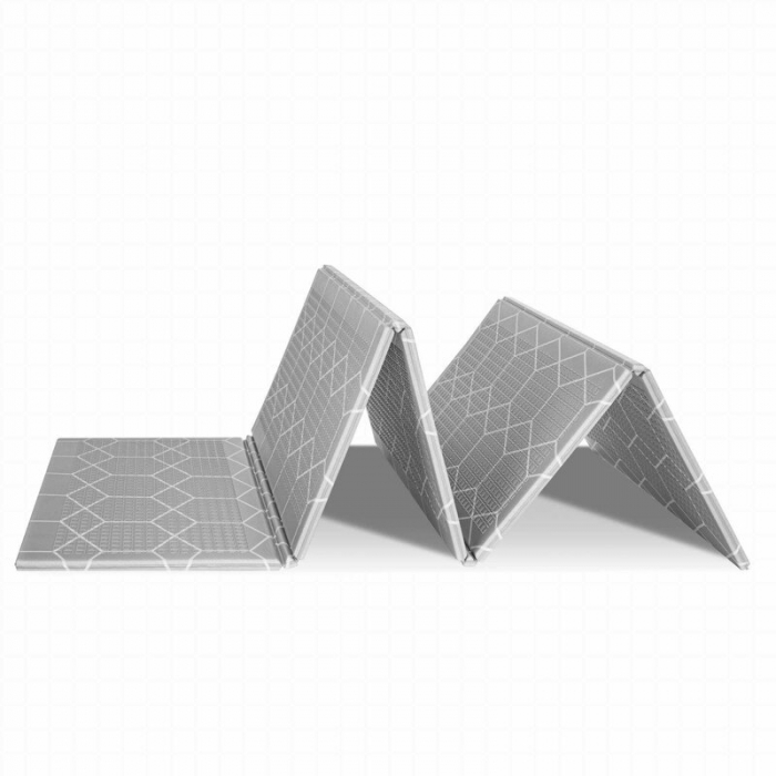 Bocioland - Covoras de joaca Honeycomb, Pliabil, Protectie impotriva loviturilor, Dimensiune mare, 200 x 150 cm, Cu Imprimeu pe ambele parti, Potrivit pentru utlizare atat in interior, cat si in exter [1]