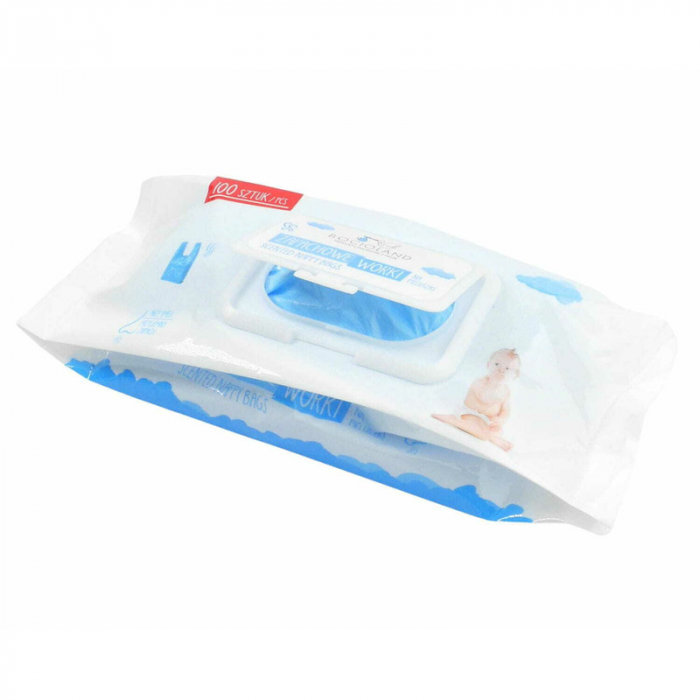 Bocioland - Set 100 bucati saci parfumati pentru scutece folosite [2]