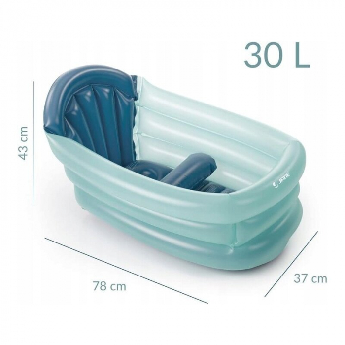 Cadita gonflabila, Jane, 3 pozitii pentru copii, 78 x 43 x 37 cm, BPA Free, De la nastere pana la 4 ani, Holi [4]