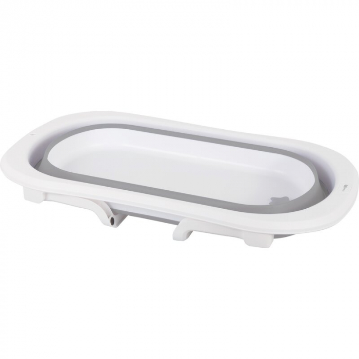 Cadita pliabila, Cu dop cu indicator de temperatura, Conform cu standardul european de securitate EN 17072:2018, FreeON, 78x49x21 cm, Grey [2]