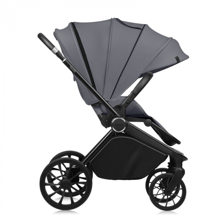Carucior 2 in 1, Lionelo, Mika Plus, Cadru din aluminiu, Cu landou intarit si salteluta moale, Reversibil, Cu sistem de ventilatie 3D, Cu accesorii, Pana la 22 kg, Conform cu EN1888-1 EN1888-2, EN1466 [7]