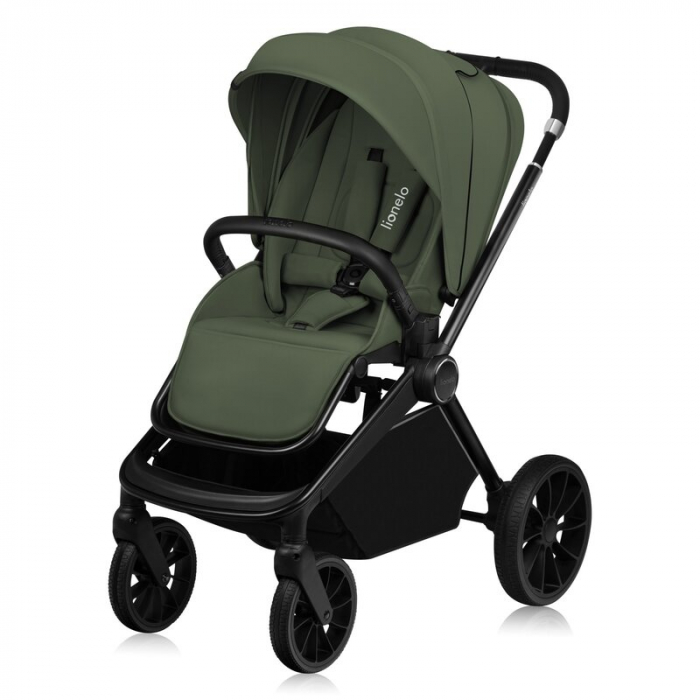 Carucior 2 in 1, Lionelo, Mika Plus, Cadru din aluminiu, Cu landou intarit si salteluta moale, Reversibil, Cu sistem de ventilatie 3D, Cu accesorii, Pana la 22 kg, Conform cu EN1888-1 EN1888-2, EN1466 [4]