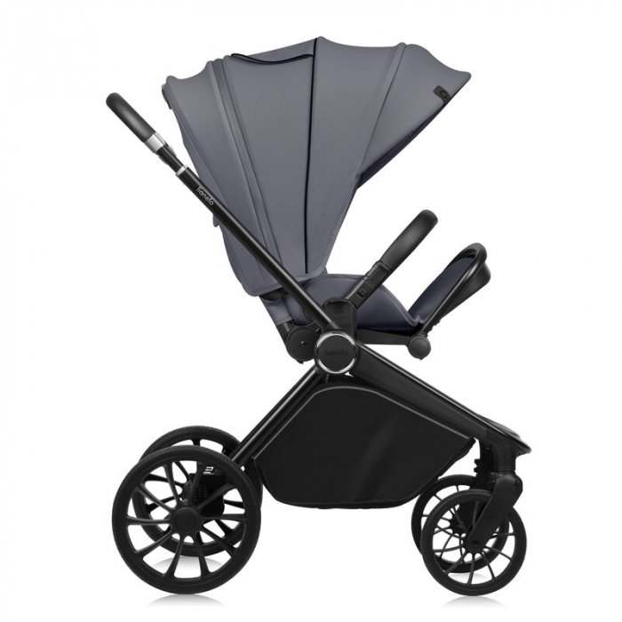 Carucior 2 in 1, Lionelo, Mika Plus, Cadru din aluminiu, Cu landou intarit si salteluta moale, Reversibil, Cu sistem de ventilatie 3D, Cu accesorii, Pana la 22 kg, Conform cu EN1888-1 EN1888-2, EN1466 [8]