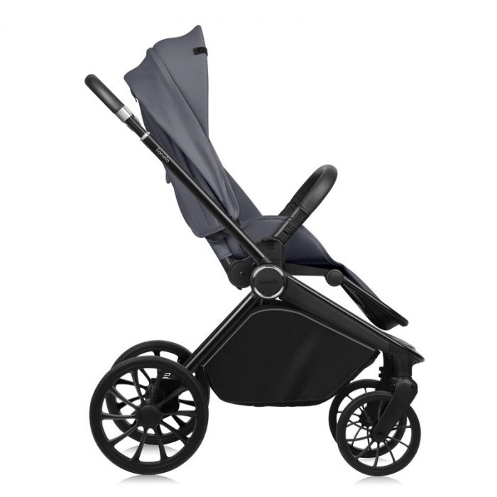 Carucior 2 in 1, Lionelo, Mika Plus, Cadru din aluminiu, Cu landou intarit si salteluta moale, Reversibil, Cu sistem de ventilatie 3D, Cu accesorii, Pana la 22 kg, Conform cu EN1888-1 EN1888-2, EN1466 [21]