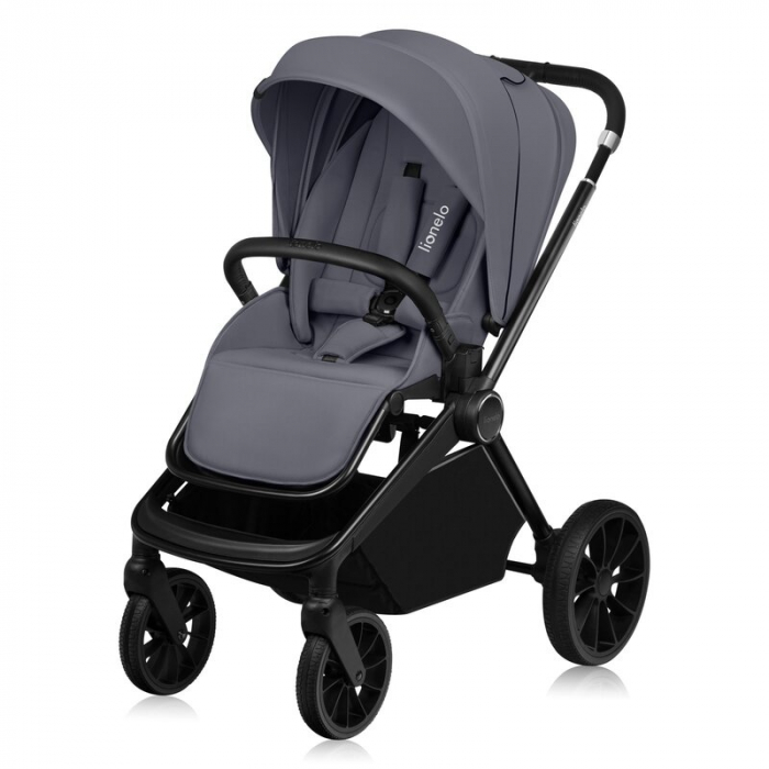 Carucior 2 in 1, Lionelo, Mika Plus, Cadru din aluminiu, Cu landou intarit si salteluta moale, Reversibil, Cu sistem de ventilatie 3D, Cu accesorii, Pana la 22 kg, Conform cu EN1888-1 EN1888-2, EN1466 [4]