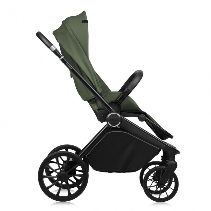 Carucior 2 in 1, Lionelo, Mika Plus, Cadru din aluminiu, Cu landou intarit si salteluta moale, Reversibil, Cu sistem de ventilatie 3D, Cu accesorii, Pana la 22 kg, Conform cu EN1888-1 EN1888-2, EN1466 [21]