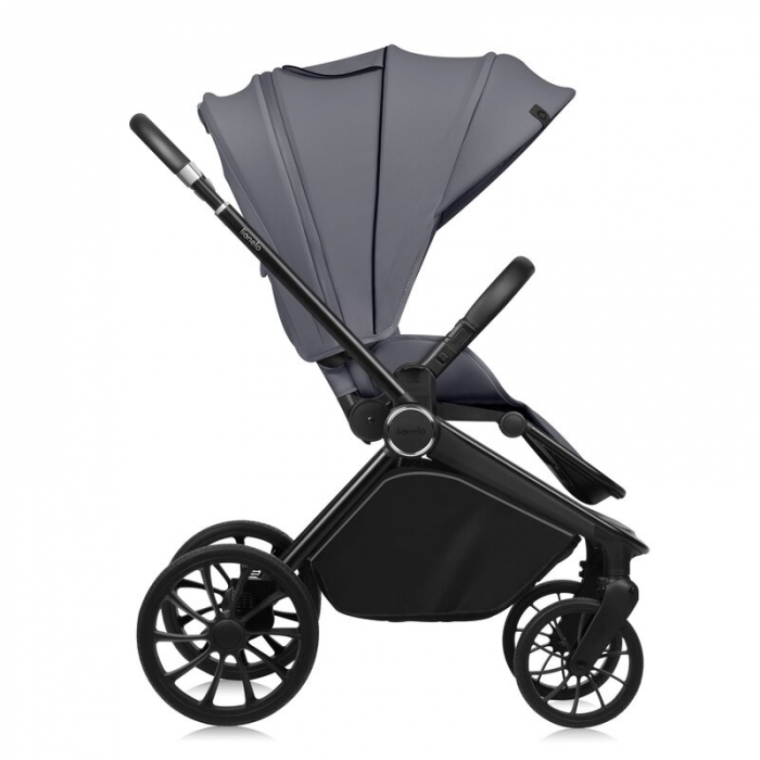 Carucior 2 in 1, Lionelo, Mika Plus, Cadru din aluminiu, Cu landou intarit si salteluta moale, Reversibil, Cu sistem de ventilatie 3D, Cu accesorii, Pana la 22 kg, Conform cu EN1888-1 EN1888-2, EN1466 [9]