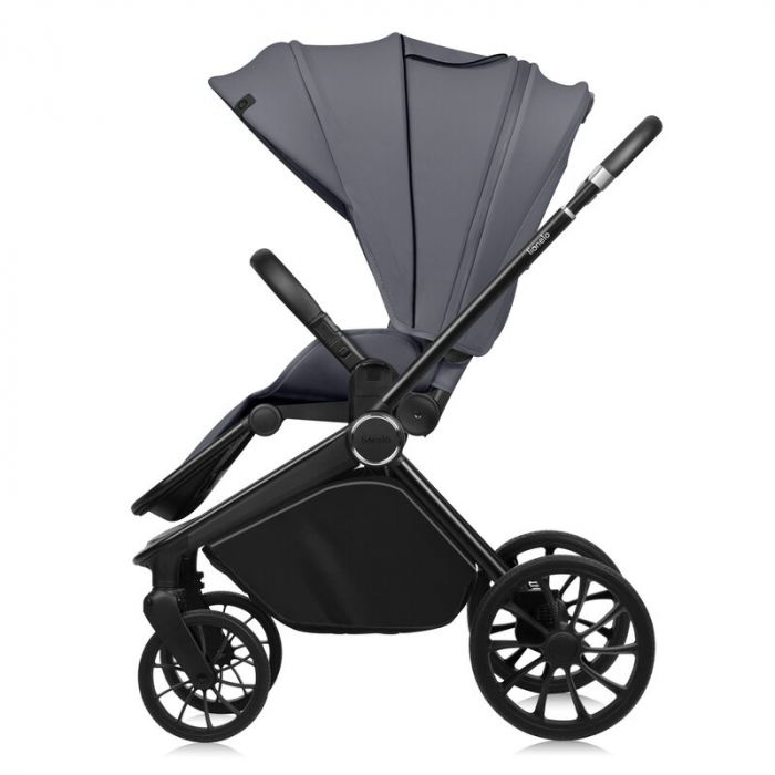 Carucior 2 in 1, Lionelo, Mika Plus, Cadru din aluminiu, Cu landou intarit si salteluta moale, Reversibil, Cu sistem de ventilatie 3D, Cu accesorii, Pana la 22 kg, Conform cu EN1888-1 EN1888-2, EN1466 [11]
