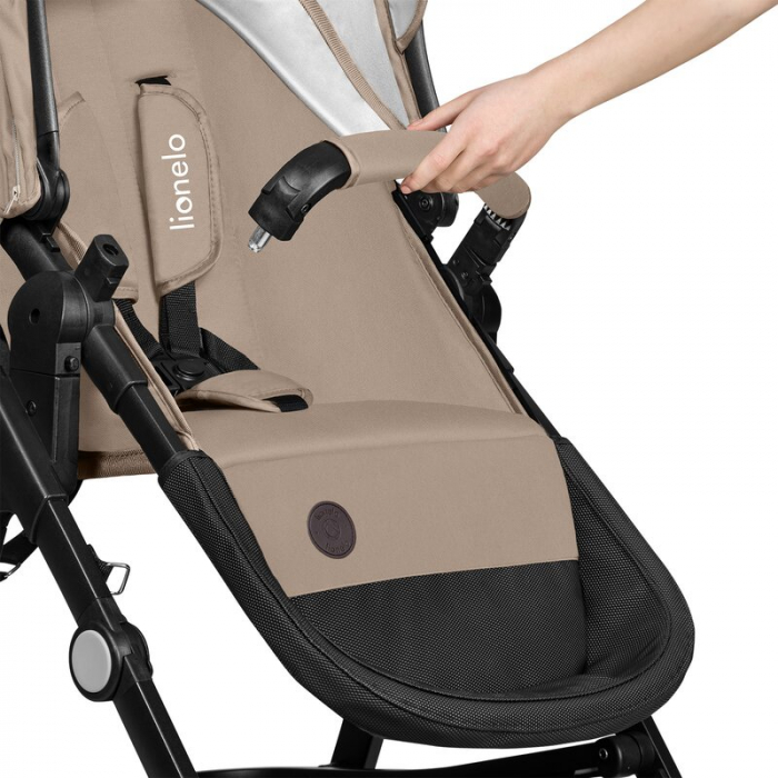 Carucior 3 in 1, Lionelo, Bianka, Transformabil, Cadru aluminiu, Cu landou si salteluta moale, Cu scoica auto testata ADAC, Cu multiple accesorii, Sustine 22 kg, 0 luni+, EN1466:2014+AC:2015, EN1888,  [22]