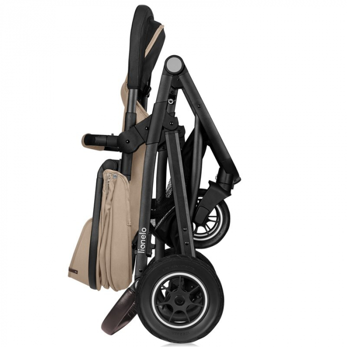Carucior 3 in 1, Lionelo, Bianka, Transformabil, Cadru aluminiu, Cu landou si salteluta moale, Cu scoica auto testata ADAC, Cu multiple accesorii, Sustine 22 kg, 0 luni+, EN1466:2014+AC:2015, EN1888,  [26]