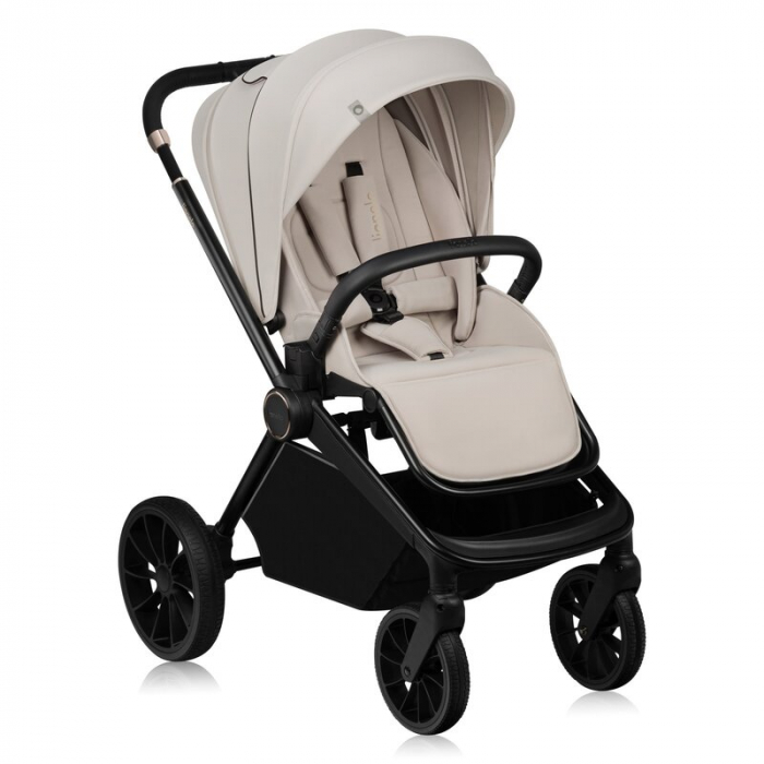 Carucior 3 in 1, Lionelo, Mika Plus, Cadru din aluminiu, Cu landou intarit si salteluta moale, Scoica auto, Reversibil, Cu sistem de ventilatie 3D, Maner ajustabil, Cu accesorii, Pana la 22 kg, EN1888 [2]