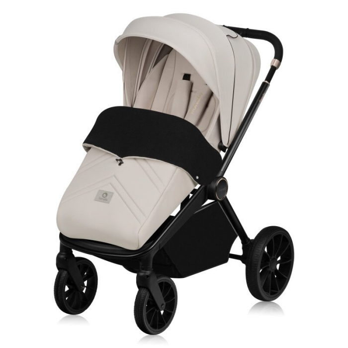 Carucior 3 in 1, Lionelo, Mika Plus, Cadru din aluminiu, Cu landou intarit si salteluta moale, Scoica auto, Reversibil, Cu sistem de ventilatie 3D, Maner ajustabil, Cu accesorii, Pana la 22 kg, EN1888 [5]
