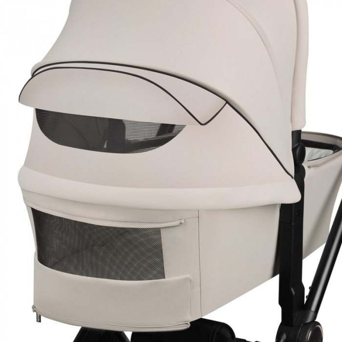 Carucior 3 in 1, Lionelo, Mika Plus, Cadru din aluminiu, Cu landou intarit si salteluta moale, Scoica auto, Reversibil, Cu sistem de ventilatie 3D, Maner ajustabil, Cu accesorii, Pana la 22 kg, EN1888 [26]