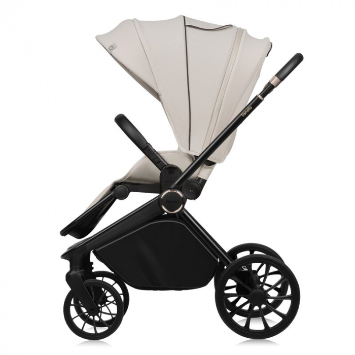 Carucior 3 in 1, Lionelo, Mika Plus, Cadru din aluminiu, Cu landou intarit si salteluta moale, Scoica auto, Reversibil, Cu sistem de ventilatie 3D, Maner ajustabil, Cu accesorii, Pana la 22 kg, EN1888 [11]